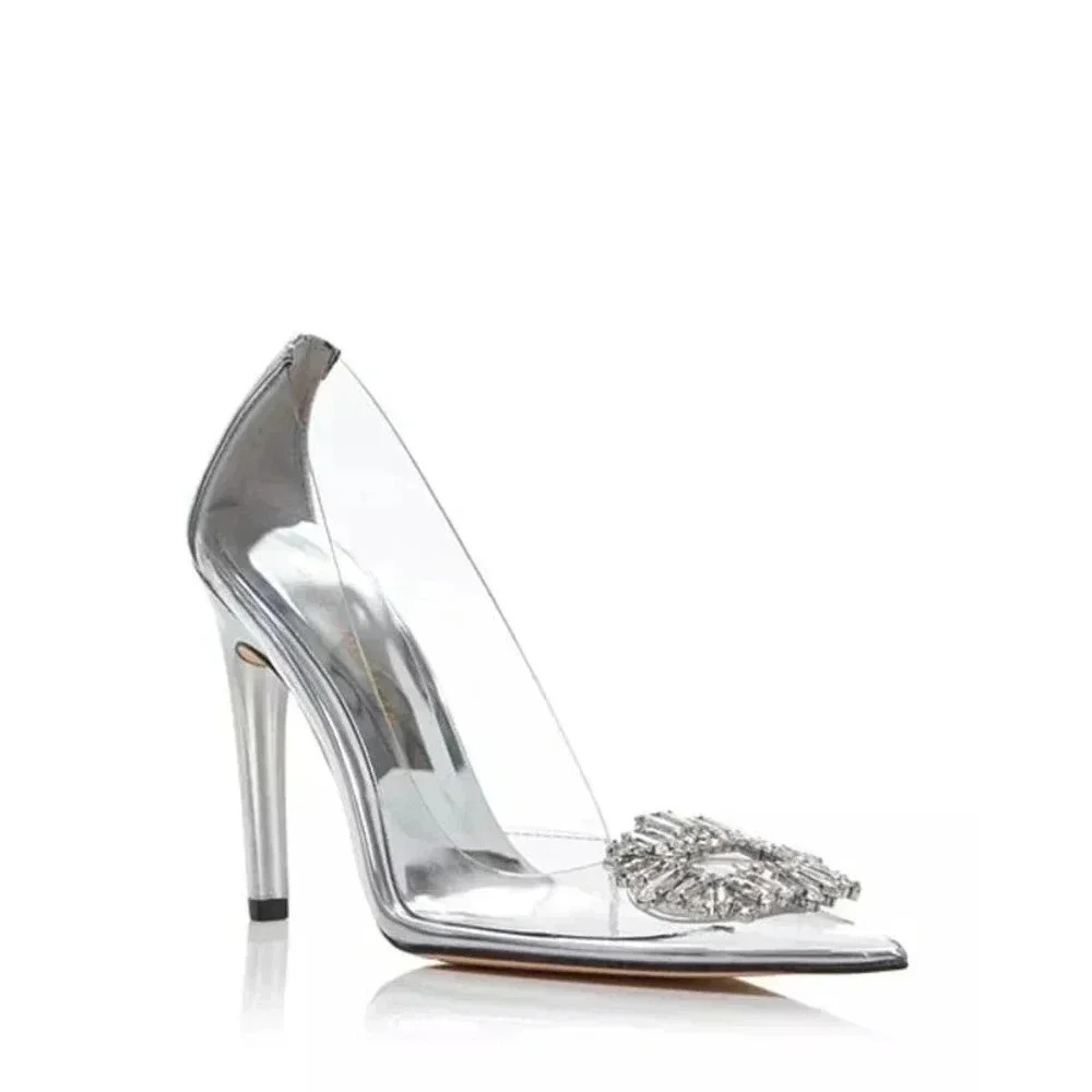 NIB NEW Good American Cinder-F*cking-Rella Pumps SZ 9